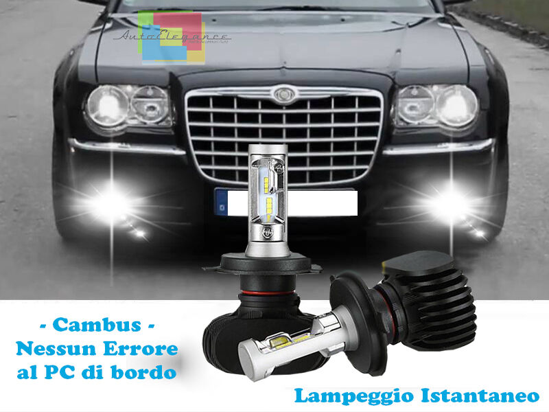 2x LAMPADE FENDINEBBIA LAMPEGGIO ISTANTANEO A LED CHRYSLER 300C CREE