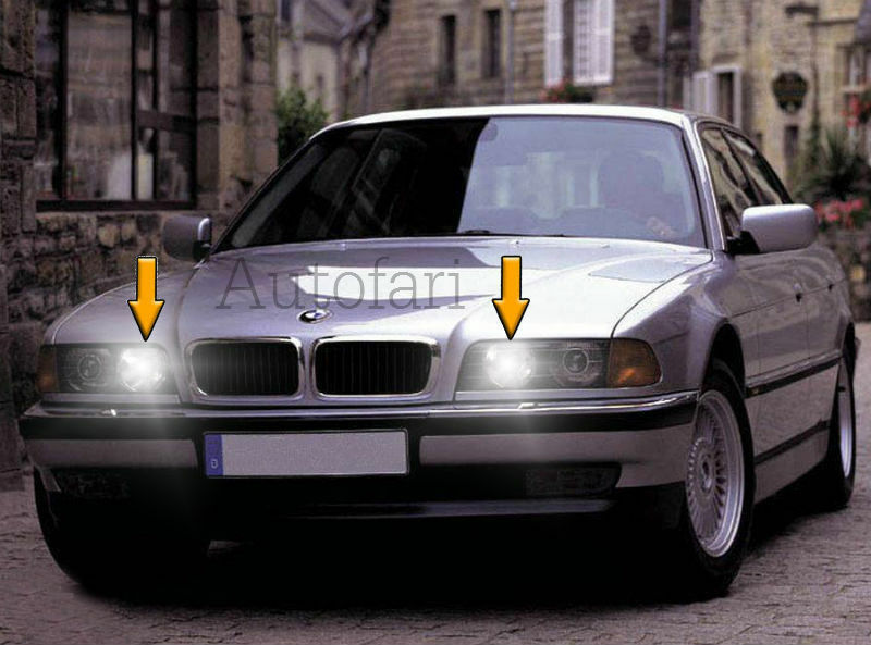 BMW E38 SERIE 7 1994 - 2001 COPPIA LUCI DI POSIZIONE A LED T10 SMD CANBUS BIANCO